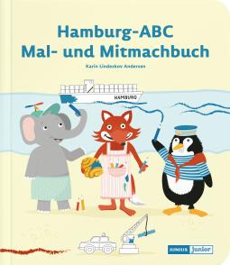 Karin Lindeskov Andersen: Hamburg-ABC: Mal- und Mitmachbuch