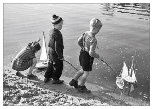 Kinder in Blankenese 