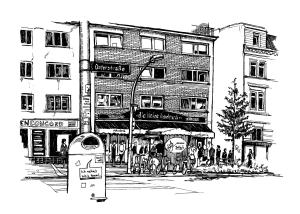 Osterstraße – Postkarte 