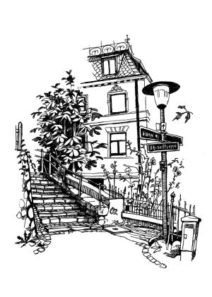 Treppenviertel – Postkarte 