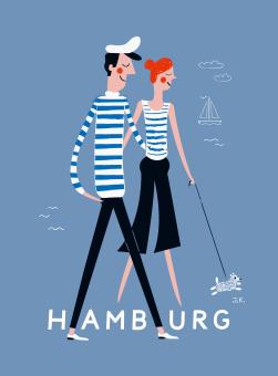 Jan Kruse: Notizbuch Paar mit Hund  Jan Kruse: Notizbuch Paar mit Hund